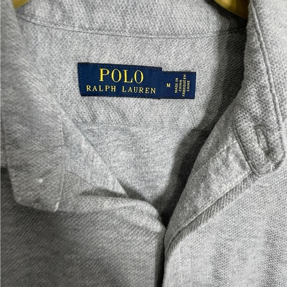 Polo Ralph Lauren Gray Button Down Shirt Medium - Picture 4 of 4